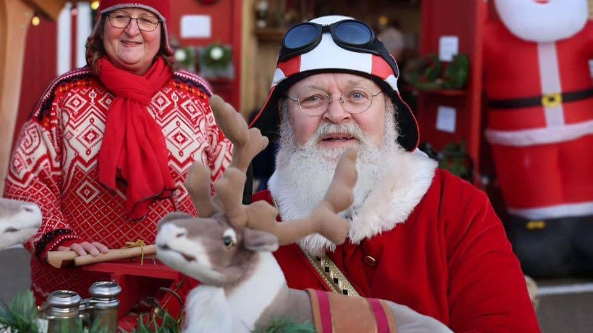 Die Weihnachtsstadt im Møllecentret in Frederikshavn
