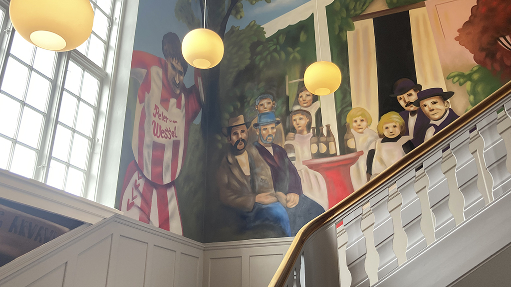 Kunstværket "Historien i vores fodspor" af Frida Still Vium