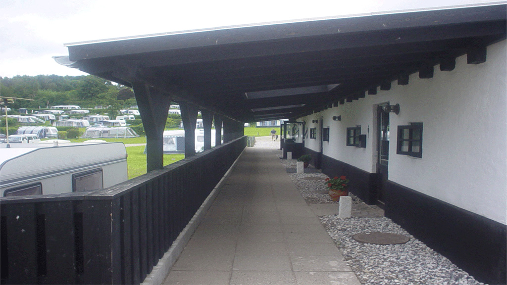 Kaløvig Strandgård Camping buildings