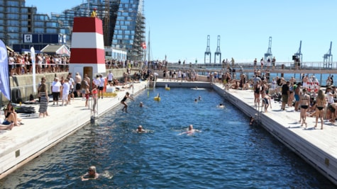 Åbning af Havnebadet i Aarhus 30. juni 2018 Foto Per Ryolf