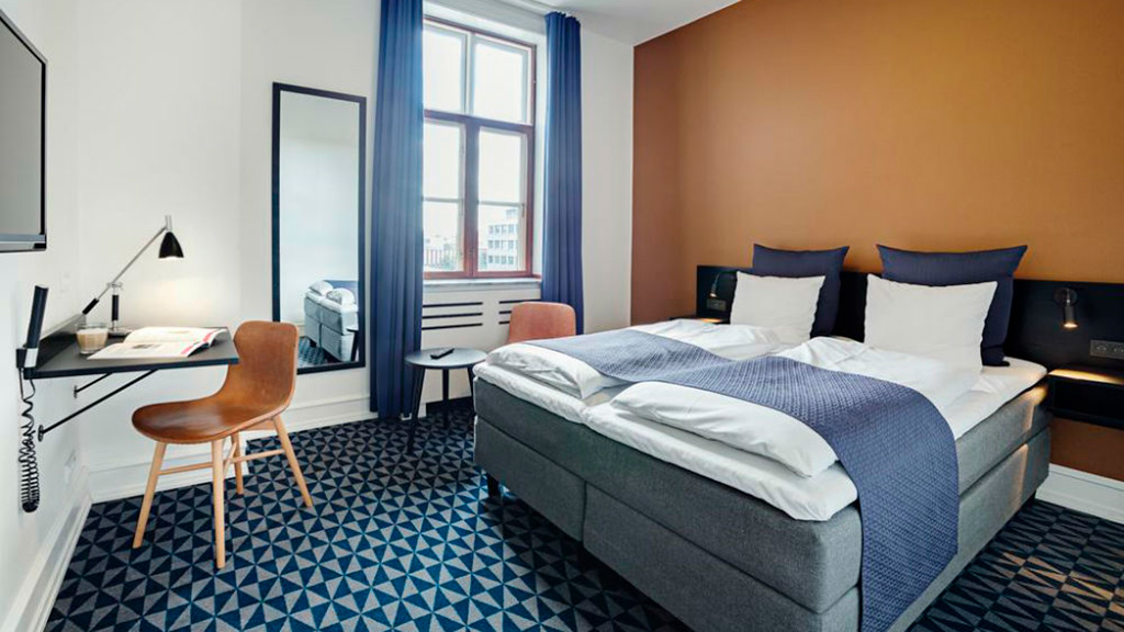 Milling Hotel Ritz i Aarhus værelse