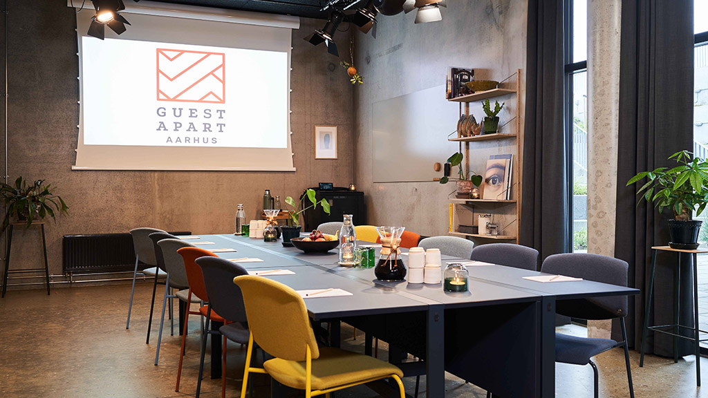 Lyse mødelokaler på Hotel GUESTapart
