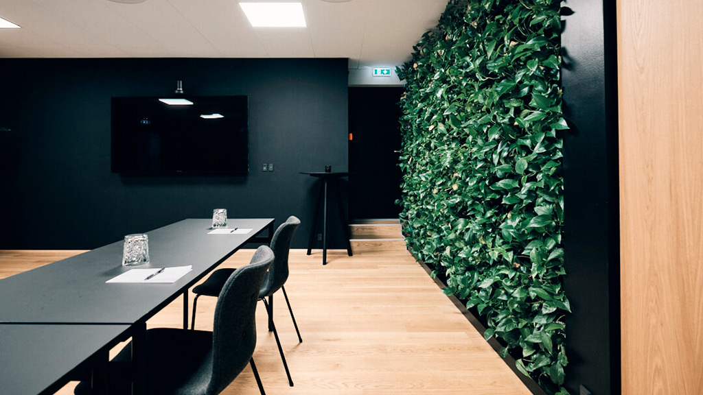 Grønne mødelokaler på Hotel Oasia Aarhus