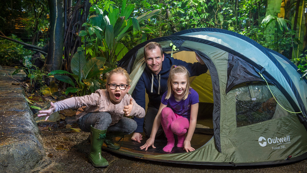 Overnat i regnskoven