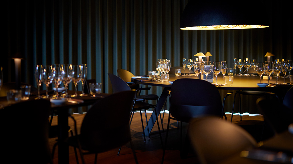 The Restaurant Det Glade Vanvid in Viborg