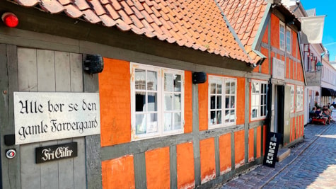 Музей Farvergården в Ебельтофті на острові Дюрсланд