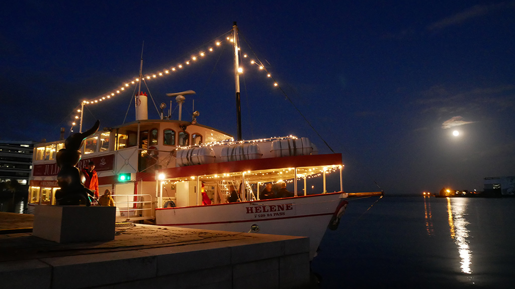 Havnerundfart på Juldamperen