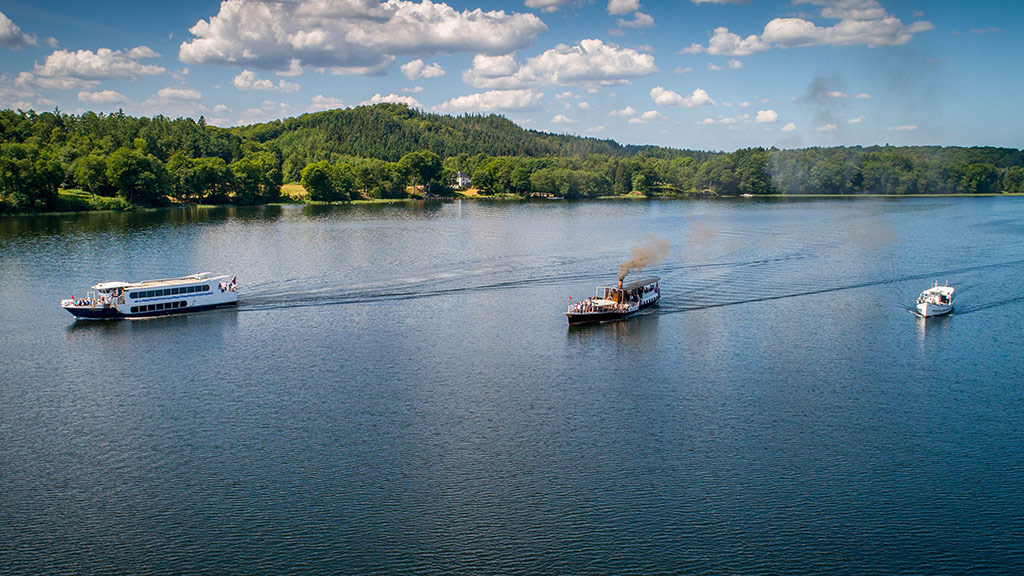 Hjejlen og Hjejleselskabets både på Silkeborgsøerne