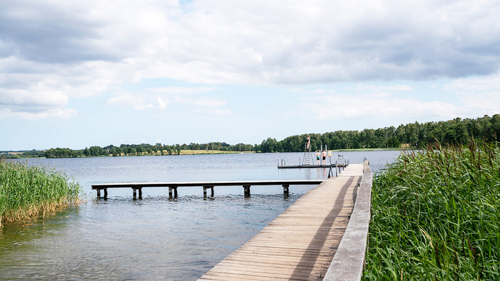 Dyrehavens Lake Bath in Skanderborg