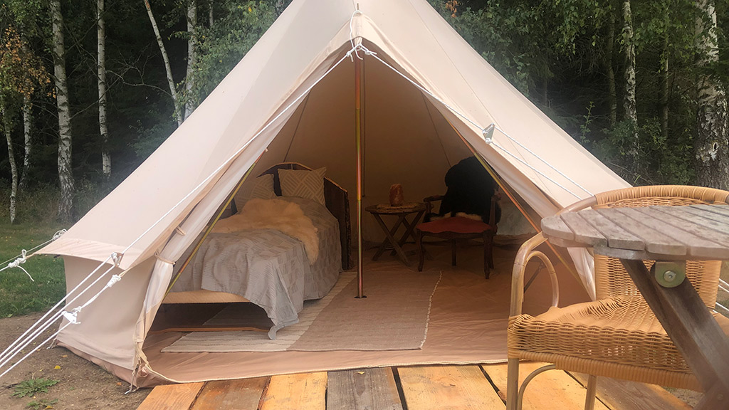 Naturhotellet Petersborg glampingtelt
