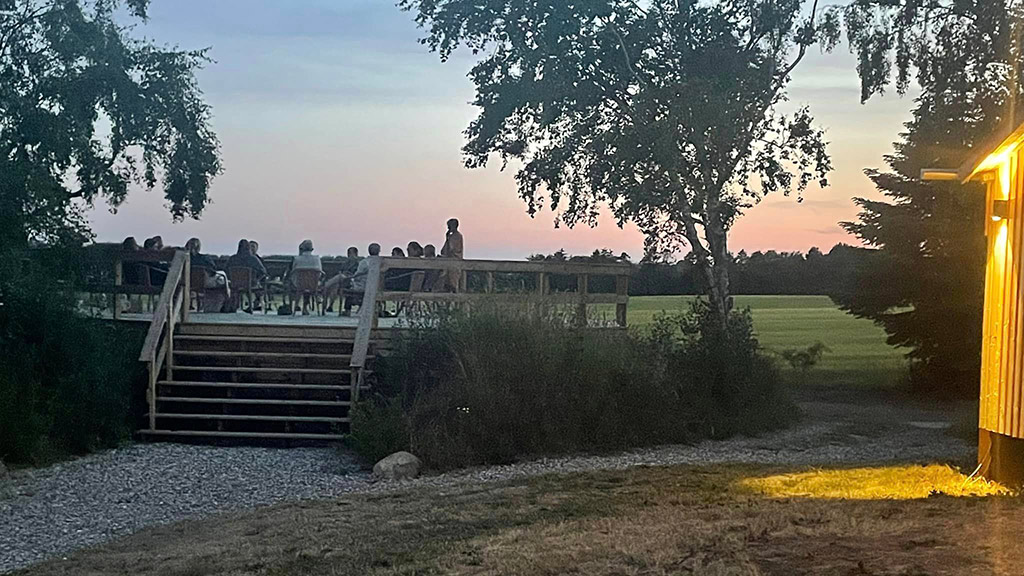 Naturhotellet Petersborg aftenstemning