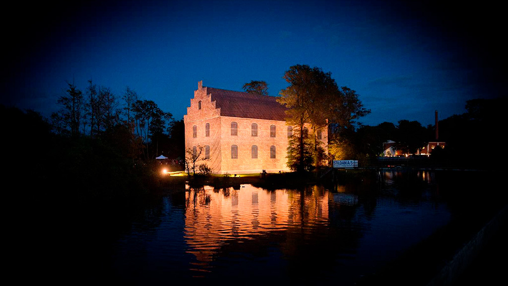 The Castle islet of Silkeborg Castle