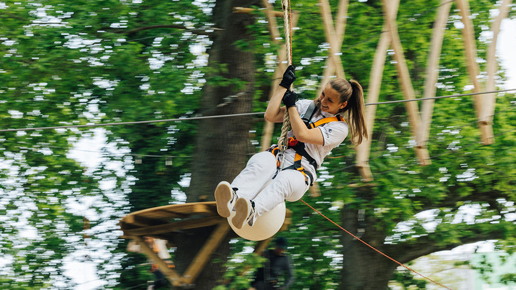 The Climbing Park in Tivoli Friheden