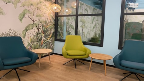 Sitting area by the play and nursing room in Randers Storcenter