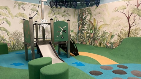 Playroom with slide in Randers Storcenter