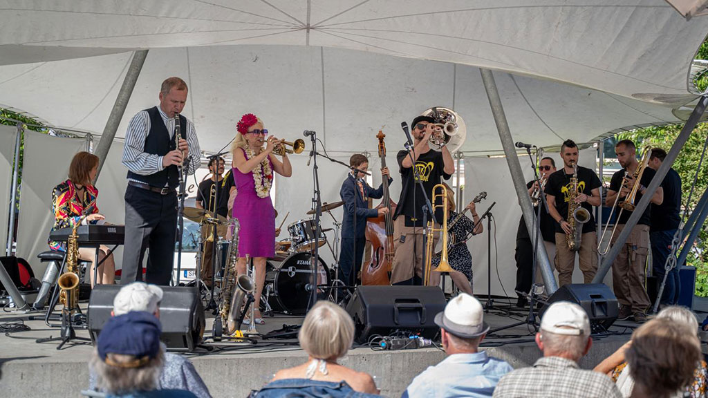 Koncert ved Riverboat Jazz Festival