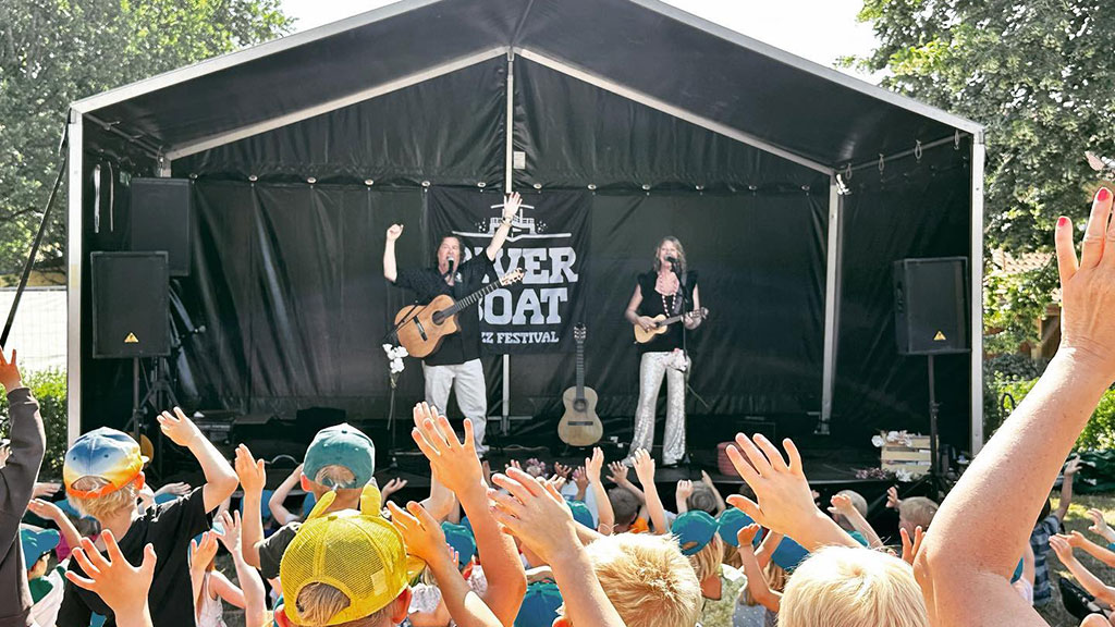 Koncert ved Riverboat Jazz Festival