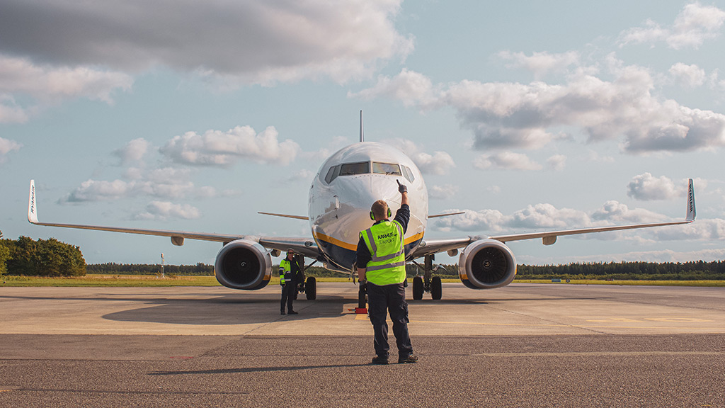 Ryanair flies to Aarhus Airport