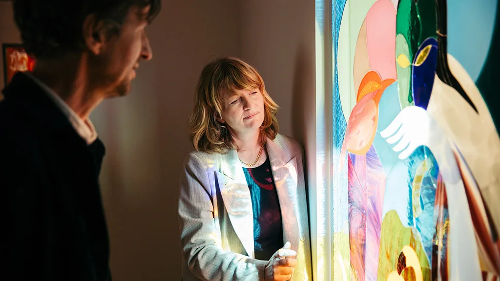 Exhibition of glass art at Glas - Museum of Glass Art