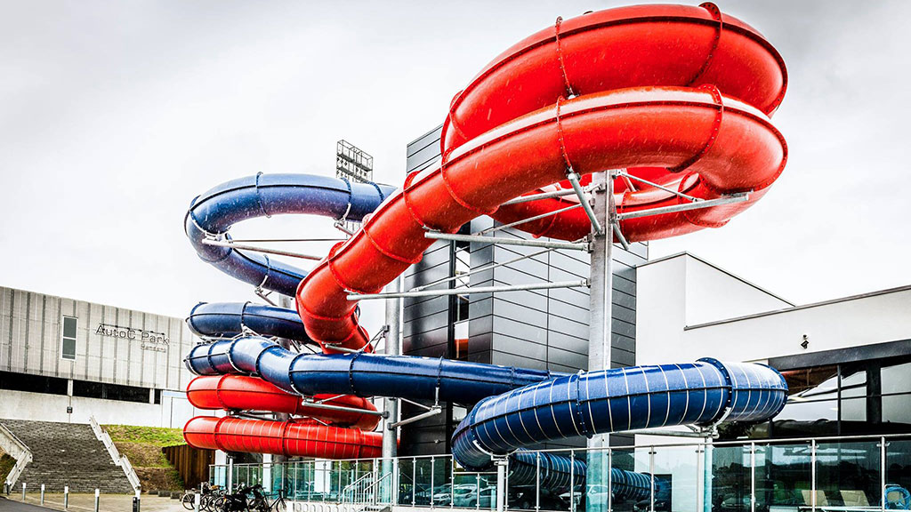 Water slide at Water & Wellness Randers