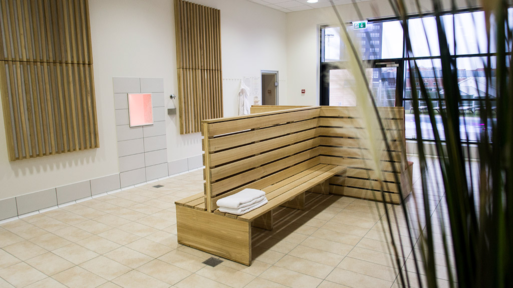 Sauna hos Water & Wellness Randers