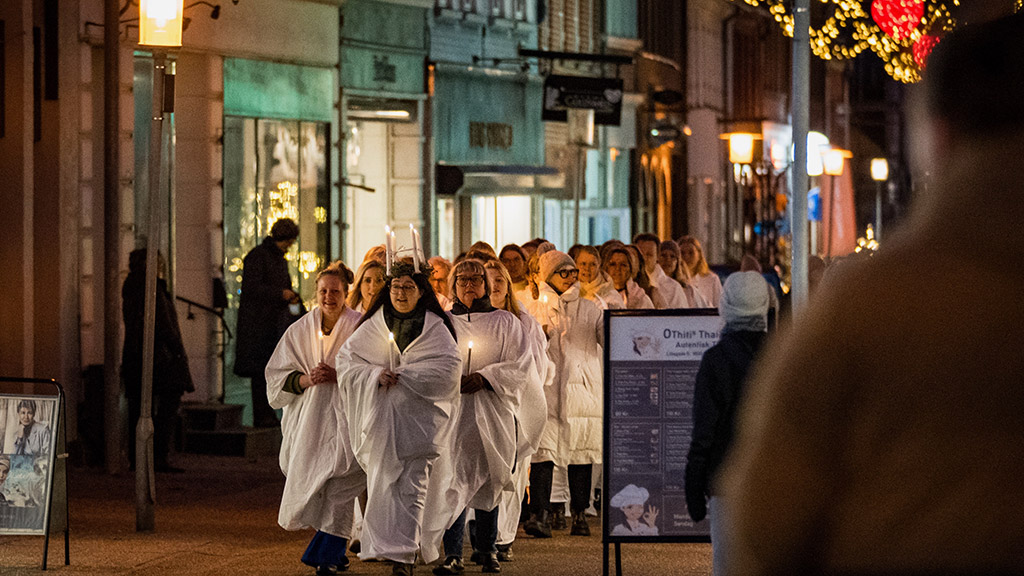 Sankta Lucia optog i Grenaa