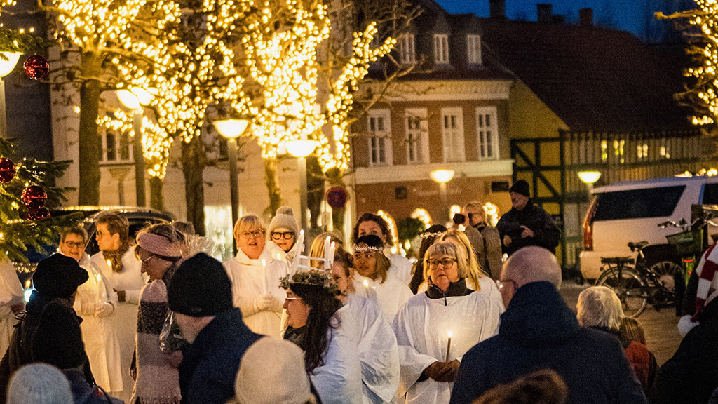 Sankta Lucia optog i Grenaa
