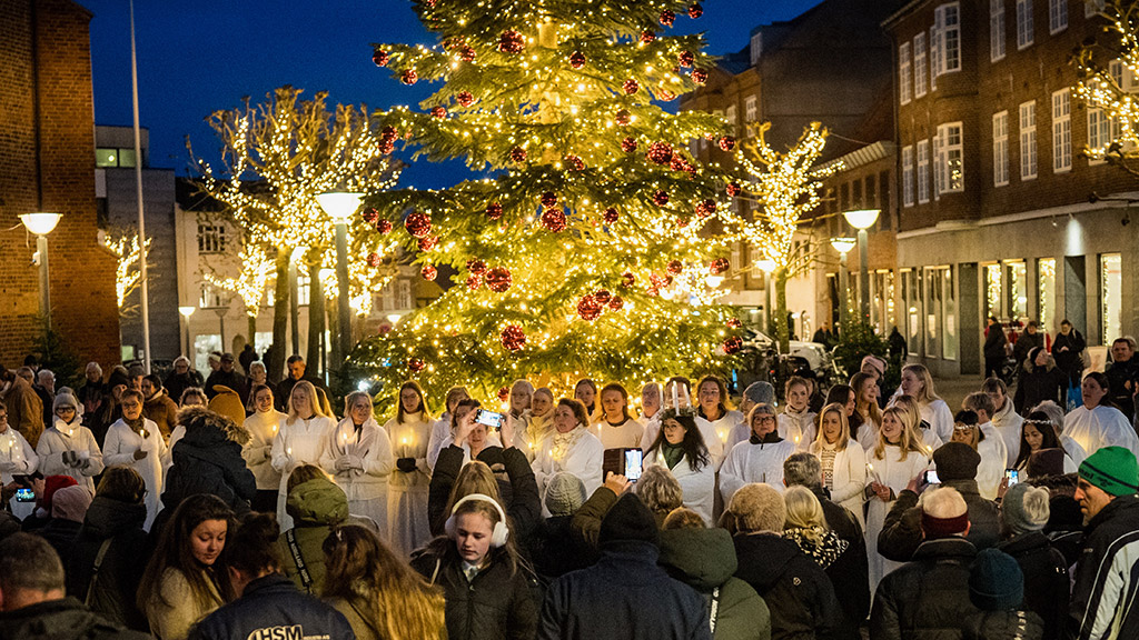 Sankta Lucia optog i Grenaa