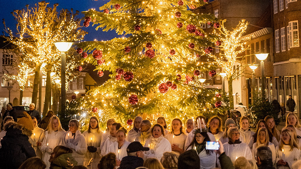 Sankta Lucia optog i Grenaa