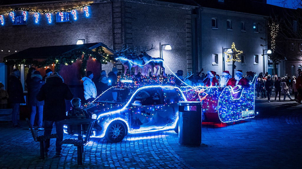 Juleoptog gennem Grenaa