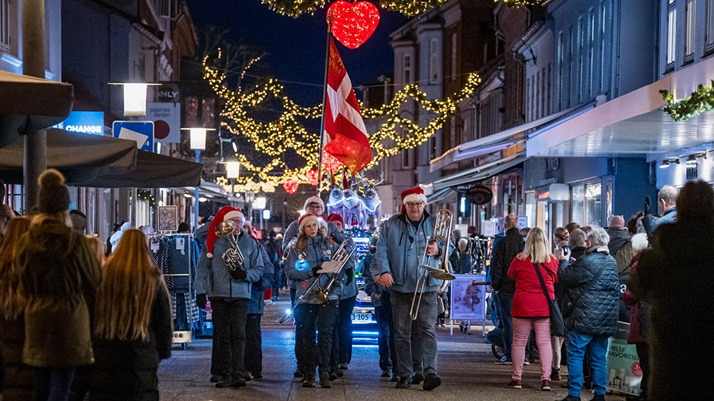 Juleoptog gennem Grenaa
