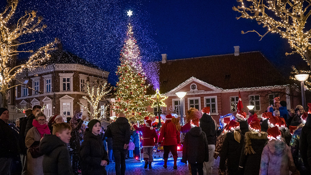 Juleoptog gennem Grenaa