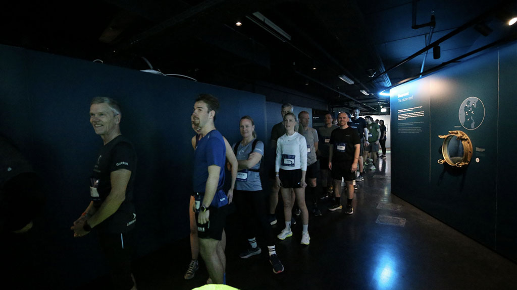 Opstarten ved løbet