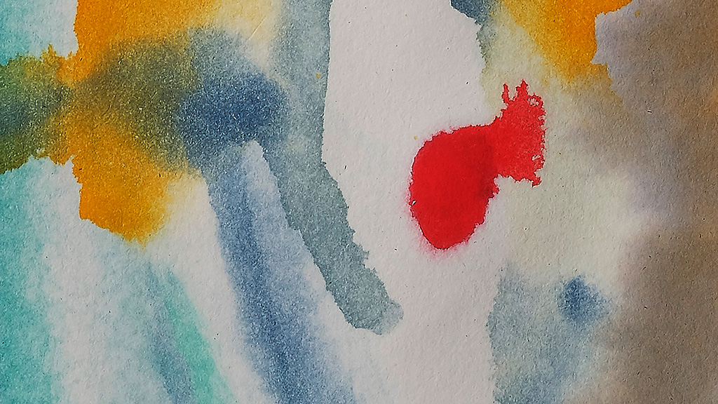 Børn maler egne malerier på Museum Jorn