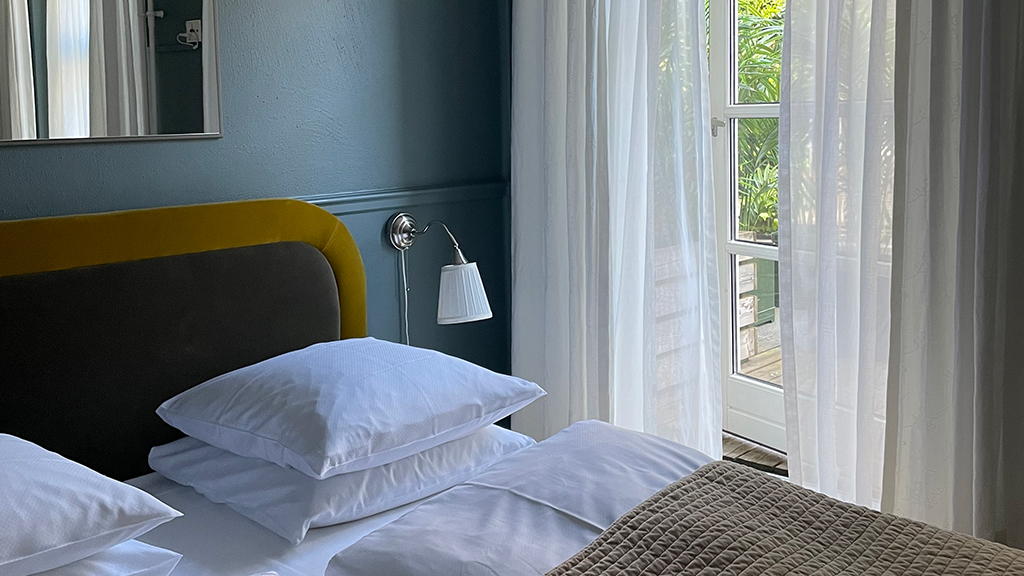 Double room at SOFS boutique hotel Aarhus