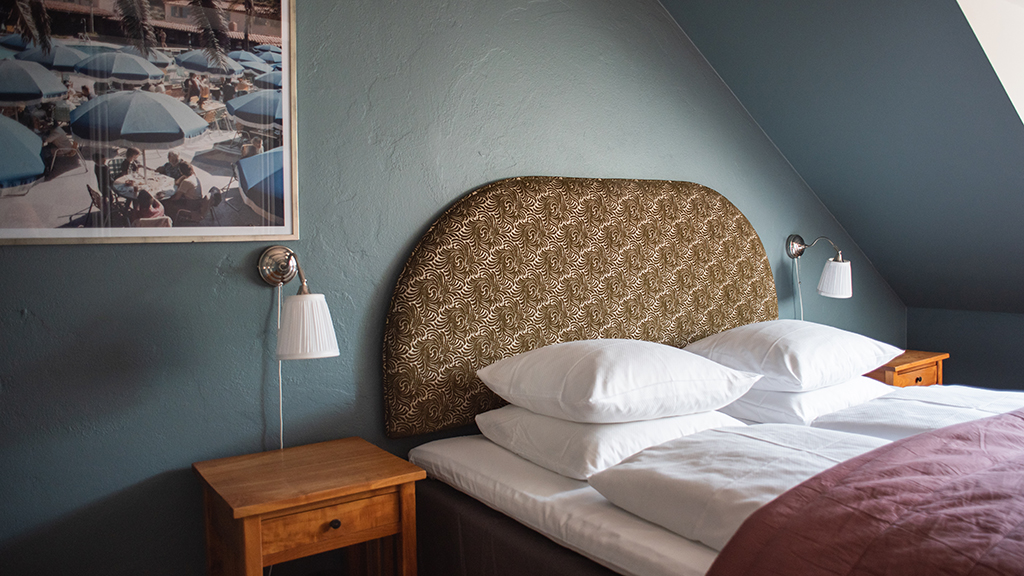 Double room at SOFS boutique hotel Aarhus