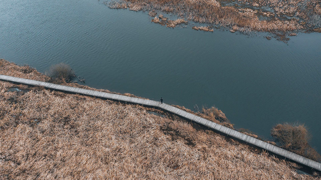 Wanderung auf dem Gudenåstien