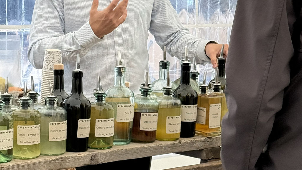 Gin tasting
