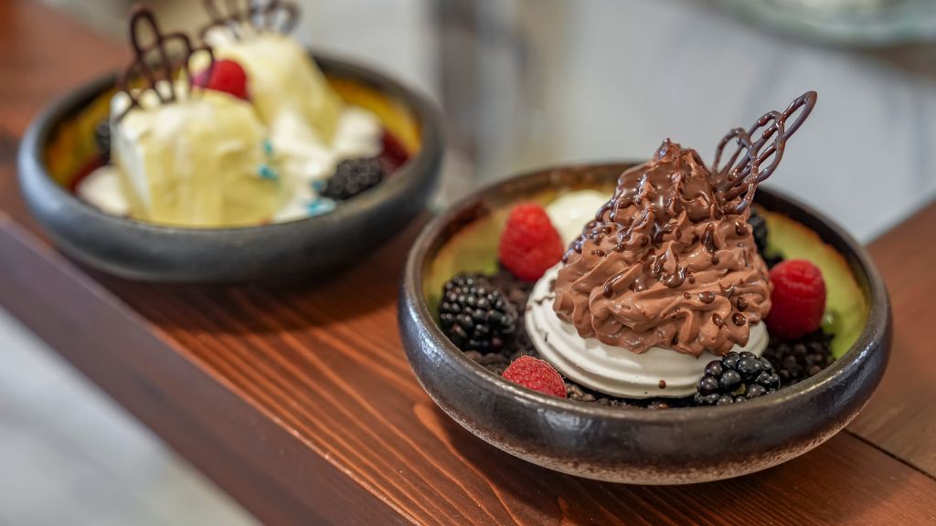 Dessert hos Hotel Årslev Kro