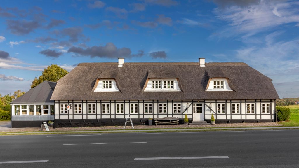 Bygningen på Hotel Årslev Kro