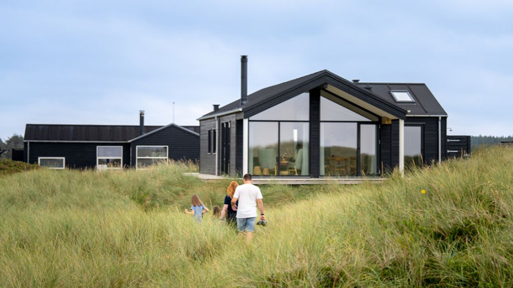 Ferienhaus auf einem Grundstück in der Natur bei Ebeltoft mit Sol og Strand