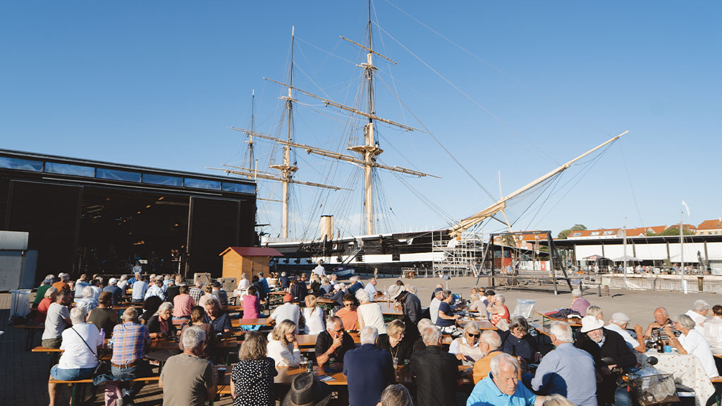 Mad ved Fregatten Jylland