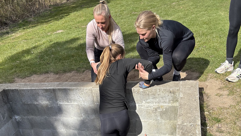 Hindernisparcours im Sprækkebjerg Feriecenter