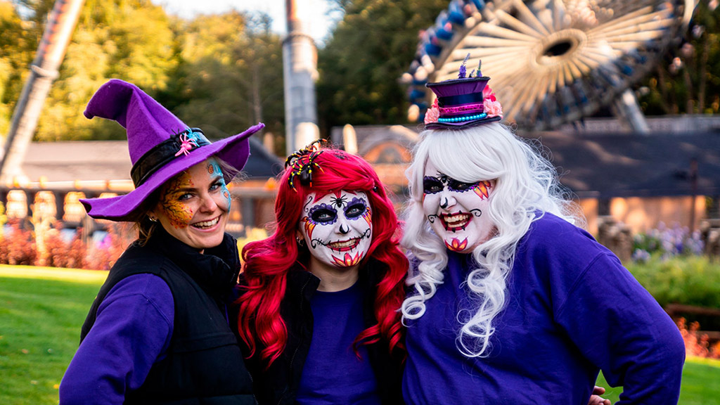 Halloween costumes at Djurs Sommerland