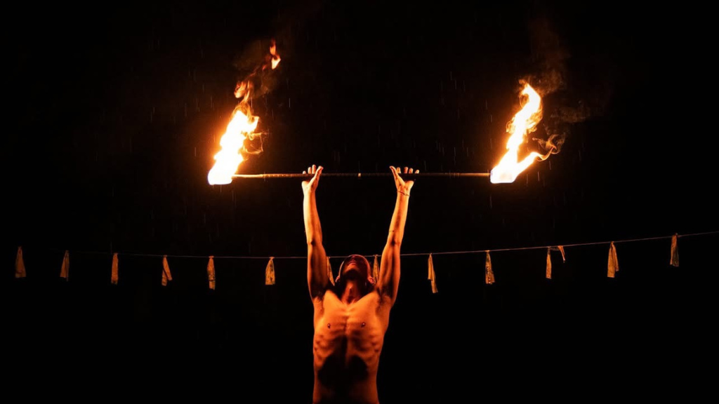 Fire-breathing entertainment
