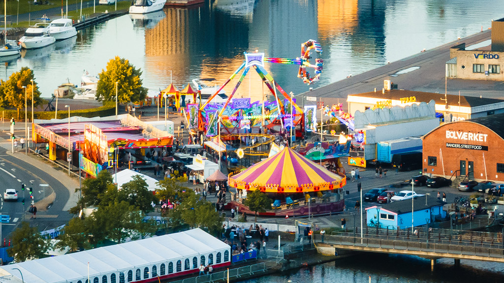 Festivalplads under Randers Festuge