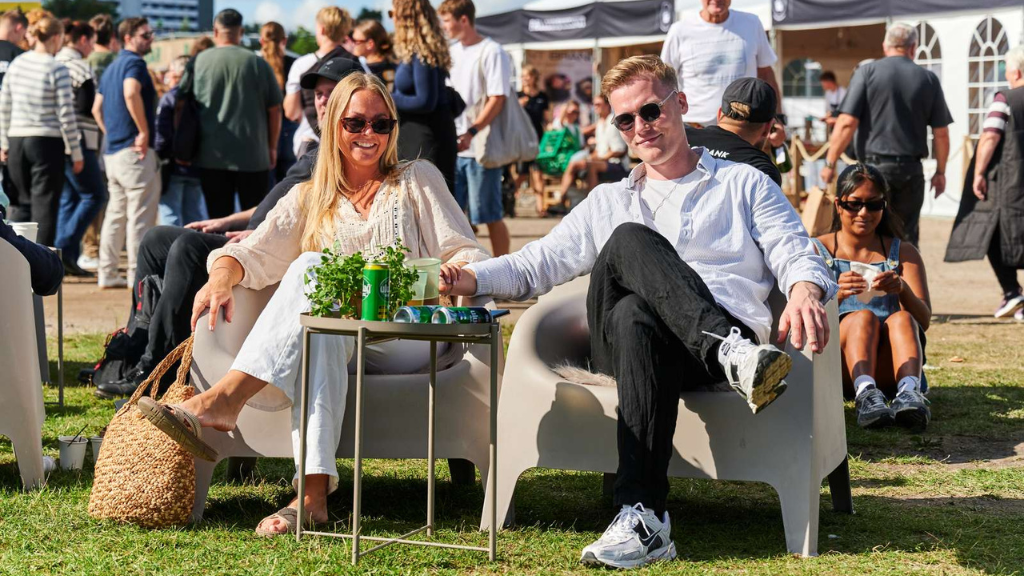 Loungestole til Food Festival