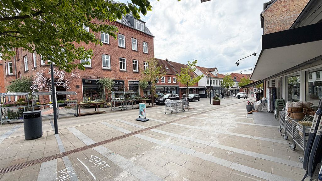 Strøget i Hadsten