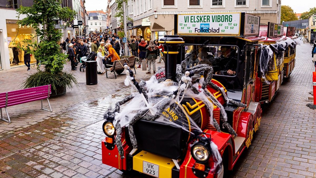 Mini-Zug zu Halloween in Viborg