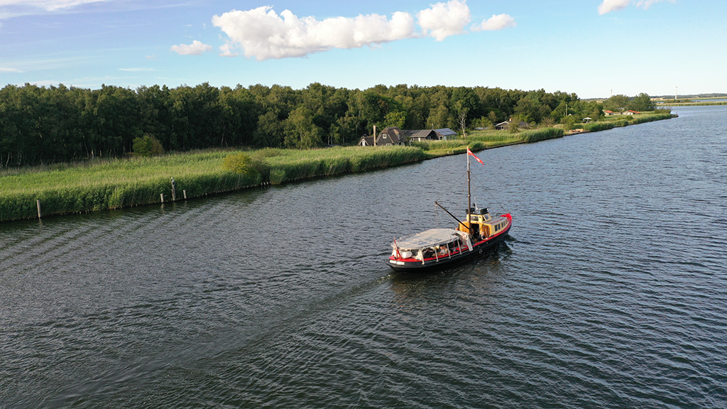 Bootsfahrt auf dem Randers-Fjord mit dem Boot „Lillebjørn“